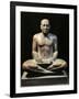 Egyptian Civilization, Saitic Period, Quartzite Statue of Petamenophis as Scribe, from Karnak-null-Framed Giclee Print