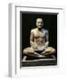 Egyptian Civilization, Saitic Period, Quartzite Statue of Petamenophis as Scribe, from Karnak-null-Framed Giclee Print