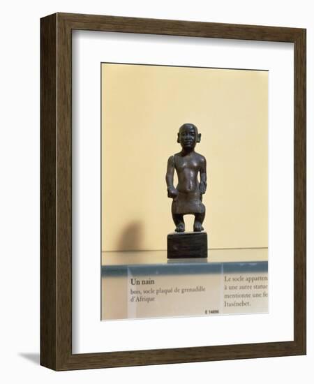 Egyptian Civilization. Wooden Statue of a Dwarf-null-Framed Giclee Print