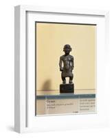 Egyptian Civilization. Wooden Statue of a Dwarf-null-Framed Giclee Print