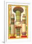 Egyptian Columns-Racinet-Framed Art Print