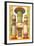 Egyptian Columns-Racinet-Framed Art Print