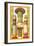 Egyptian Columns-Racinet-Framed Art Print