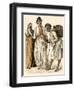 Egyptian Couple Buying a Drink from a Water-Seller in Port-Said, Egypt-null-Framed Giclee Print