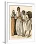 Egyptian Couple Buying a Drink from a Water-Seller in Port-Said, Egypt-null-Framed Giclee Print