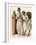 Egyptian Couple Buying a Drink from a Water-Seller in Port-Said, Egypt-null-Framed Giclee Print