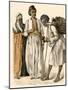 Egyptian Couple Buying the Drink from a Travelling Water Seller in Port-Said (Port Said), Egypt. Li-null-Mounted Giclee Print