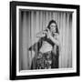 Egyptian Dance and Film Star Tahia Carioca Doing Belly Dance-Bob Landry-Framed Premium Photographic Print