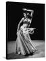 Egyptian Dancer Samia Gamal, Thrusting Sidewise to Make a Lassolike Pattern-Loomis Dean-Stretched Canvas