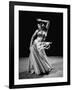 Egyptian Dancer Samia Gamal, Thrusting Sidewise to Make a Lassolike Pattern-Loomis Dean-Framed Photographic Print