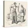 Egyptian Dancing Girls - Ghawazee or Ghazeeyehs-null-Stretched Canvas