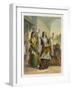 Egyptian Dancing Girls Performing the Ghawazi, Rosetta, The Valley of the Nile-Achille-Constant-Théodore-Émile Prisse d'Avennes-Framed Giclee Print