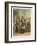 Egyptian Dancing Girls Performing the Ghawazi, Rosetta, The Valley of the Nile-Achille-Constant-Théodore-Émile Prisse d'Avennes-Framed Giclee Print