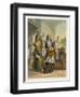 Egyptian Dancing Girls Performing the Ghawazi, Rosetta, The Valley of the Nile-Achille-Constant-Théodore-Émile Prisse d'Avennes-Framed Giclee Print