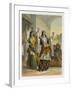 Egyptian Dancing Girls Performing the Ghawazi, Rosetta, The Valley of the Nile-Achille-Constant-Théodore-Émile Prisse d'Avennes-Framed Giclee Print