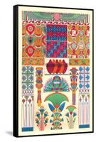 Egyptian Decor-Racinet-Framed Stretched Canvas