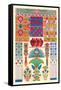 Egyptian Decor-Racinet-Framed Stretched Canvas