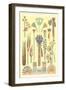 Egyptian Design Motifs-null-Framed Art Print