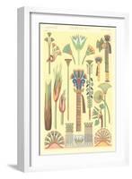 Egyptian Design Motifs-null-Framed Art Print