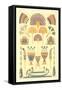 Egyptian Design Motifs-null-Framed Stretched Canvas