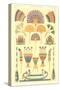 Egyptian Design Motifs-null-Stretched Canvas