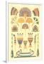 Egyptian Design Motifs-null-Framed Art Print