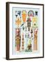 Egyptian Design-Racinet-Framed Art Print