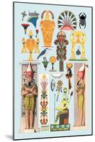 Egyptian Design-Racinet-Mounted Art Print