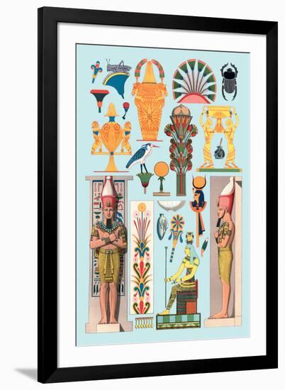Egyptian Design-Racinet-Framed Art Print