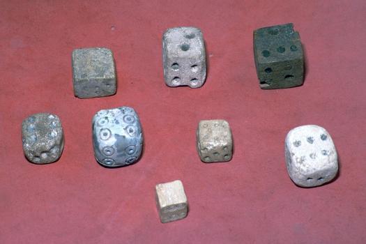 Egyptian dice. Artist: Unknown' Giclee Print - Unknown