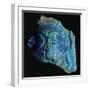 Egyptian faience head of Bes. Artist: Unknown-Unknown-Framed Premium Giclee Print