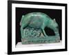 Egyptian faience statuette of a sow and piglets. Artist: Unknown-Unknown-Framed Giclee Print