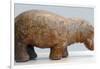 Egyptian Fayence Sculpture of Hippopotamus-null-Framed Photographic Print
