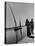 Egyptian Feluccas, Large Sailboats with Two Immensely Tall Masts, Pulled up Canal by Natives-Carl Mydans-Stretched Canvas