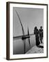 Egyptian Feluccas, Large Sailboats with Two Immensely Tall Masts, Pulled up Canal by Natives-Carl Mydans-Framed Photographic Print