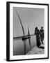 Egyptian Feluccas, Large Sailboats with Two Immensely Tall Masts, Pulled up Canal by Natives-Carl Mydans-Framed Photographic Print