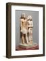 Egyptian Fifth Dynasty Statue of Kapuptah and His Wife-null-Framed Photographic Print