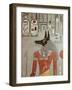 Egyptian God Anubis-null-Framed Art Print