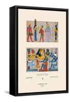 Egyptian Gods, Goddesses and Pharaohs-Racinet-Framed Stretched Canvas