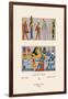 Egyptian Gods, Goddesses and Pharaohs-Racinet-Framed Art Print