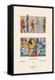 Egyptian Gods, Goddesses and Pharaohs-Racinet-Framed Stretched Canvas