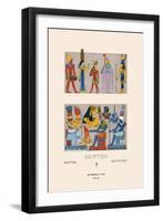 Egyptian Gods, Goddesses and Pharaohs-Racinet-Framed Art Print