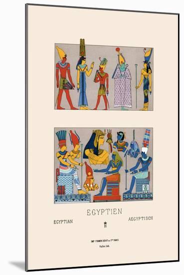 Egyptian Gods, Goddesses and Pharaohs-Racinet-Mounted Art Print