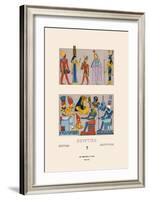 Egyptian Gods, Goddesses and Pharaohs-Racinet-Framed Art Print