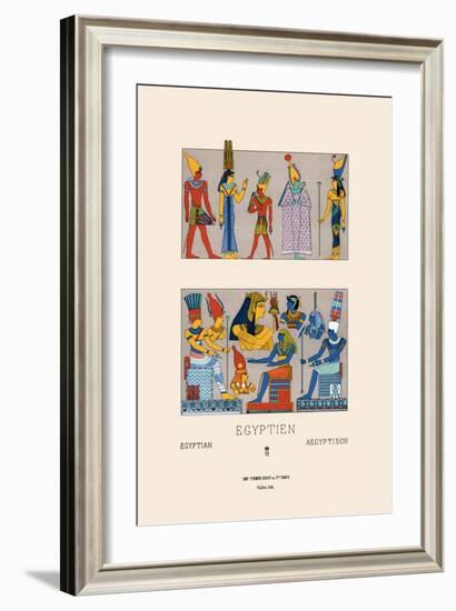 Egyptian Gods, Goddesses and Pharaohs-Racinet-Framed Art Print