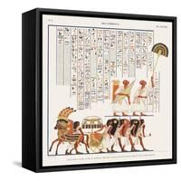 Egyptian Great Hall Illustration I-Jean Francois Champollion-Framed Stretched Canvas