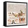 Egyptian Great Hall Illustration II-Jean Francois Champollion-Framed Stretched Canvas