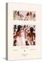 Egyptian Headdresses and Hairstyles-Racinet-Stretched Canvas