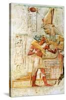 Egyptian Hieroglyphs, Abydos, Egypt, 1910-Walter Tyndale-Stretched Canvas