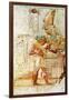 Egyptian Hieroglyphs, Abydos, Egypt, 1910-Walter Tyndale-Framed Giclee Print